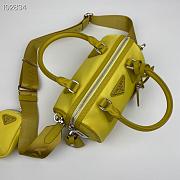 Prada Re-Edition 2005 Nylon Boston Portuton three-in-one Yellow - 1BB846 - 20 x 11.5 x 11 cm - 4