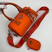 Prada Re-Edition 2005 Nylon Boston Portuton three-in-one Orange - 1BB846 - 20 x 11.5 x 11 cm - 5