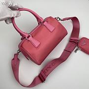 Prada Re-Edition 2005 Nylon Boston Portuton three-in-one Pink - 1BB846 - 20 x 11.5 x 11 cm - 6