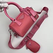 Prada Re-Edition 2005 Nylon Boston Portuton three-in-one Pink - 1BB846 - 20 x 11.5 x 11 cm - 5