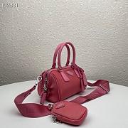 Prada Re-Edition 2005 Nylon Boston Portuton three-in-one Pink - 1BB846 - 20 x 11.5 x 11 cm - 3