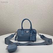 Prada Re-Edition 2005 Nylon Boston Portuton three-in-one Blue - 1BB846 - 20 x 11.5 x 11 cm - 1