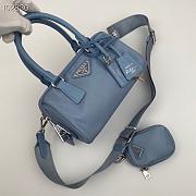 Prada Re-Edition 2005 Nylon Boston Portuton three-in-one Blue - 1BB846 - 20 x 11.5 x 11 cm - 3