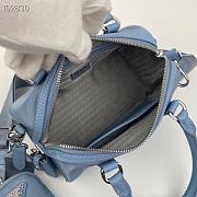 Prada Re-Edition 2005 Nylon Boston Portuton three-in-one Blue - 1BB846 - 20 x 11.5 x 11 cm - 4