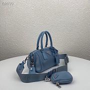 Prada Re-Edition 2005 Nylon Boston Portuton three-in-one Blue - 1BB846 - 20 x 11.5 x 11 cm - 6