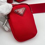 Prada Re-Edition 2005 Nylon Boston Portuton three-in-one Red - 1BB846 - 20 x 11.5 x 11 cm - 6