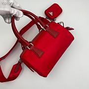 Prada Re-Edition 2005 Nylon Boston Portuton three-in-one Red - 1BB846 - 20 x 11.5 x 11 cm - 5