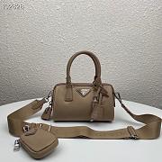 Prada Re-Edition 2005 Nylon Boston Portuton three-in-one Beige - 1BB846 - 20 x 11.5 x 11 cm - 1