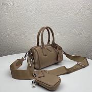 Prada Re-Edition 2005 Nylon Boston Portuton three-in-one Beige - 1BB846 - 20 x 11.5 x 11 cm - 3