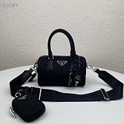 Prada Re-Edition 2005 Nylon Boston Portuton three-in-one Black - 1BB846 - 20 x 11.5 x 11 cm - 1