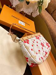 Louis Vuitton White Flower Murakami Cherry Blossom Limited Edition Clutch Bag - M67760 - 21x10.5x1.5cm - 4
