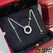 Cartier Love Necklace, 2 Diamonds - 3