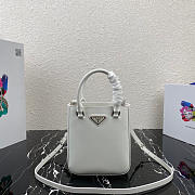 Prada Counter New Mini Handbag White - 1BA331 - 17.5x15x5cm - 1