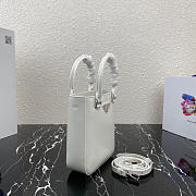 Prada Counter New Mini Handbag White - 1BA331 - 17.5x15x5cm - 2