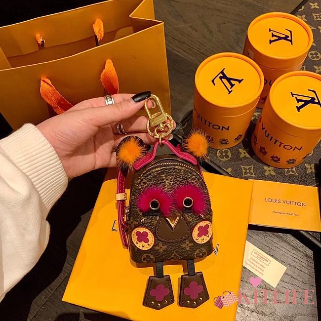 Louis Vuitton Owl Brown Bag Charm And Key Holder - 1