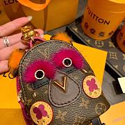 Louis Vuitton Owl Brown Bag Charm And Key Holder - 5