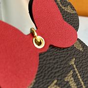 Louis Vuitton Mickey Mouse Pendant Red Bag Charm And Key Holder - 6