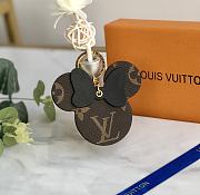 Louis Vuitton Mickey Mouse Pendant Black Bag Charm And Key Holder - 1