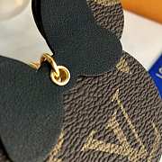 Louis Vuitton Mickey Mouse Pendant Black Bag Charm And Key Holder - 5