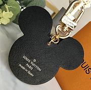 Louis Vuitton Mickey Mouse Pendant Black Bag Charm And Key Holder - 3