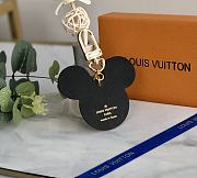 Louis Vuitton Mickey Mouse Pendant Black Bag Charm And Key Holder - 2