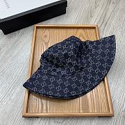 Gucci Bucket Hat Printed Imitation Denim Blue - 6
