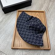 Gucci Bucket Hat Printed Imitation Denim Blue - 2
