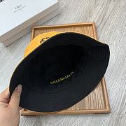 Balenciaga Double-sided Embroidery Bucket Hat Yellow - 6