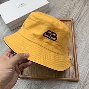 Balenciaga Double-sided Embroidery Bucket Hat Yellow - 5