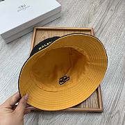 Balenciaga Double-sided Embroidery Bucket Hat Yellow - 4