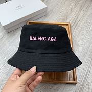 Balenciaga Double-sided Embroidery Bucket Hat Pink - 6