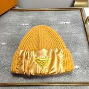 Prada Beanie Hat Yellow  - 1