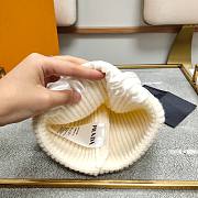Prada Beanie Hat White  - 6
