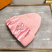 Prada Beanie Hat Pink  - 6