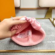 Prada Beanie Hat Pink  - 5