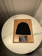 Prada Wool And Cashmere Beanie Black - 4