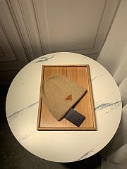 Prada Wool And Cashmere Beanie Beige - 5