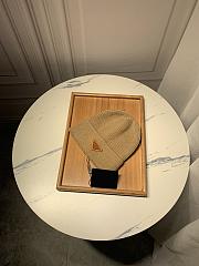 Prada Wool And Cashmere Beanie Beige - 3