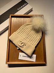 Chanel Wool Knit Hat Beige - 2
