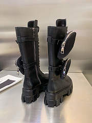 Prada Monolith leather boots Black - 6