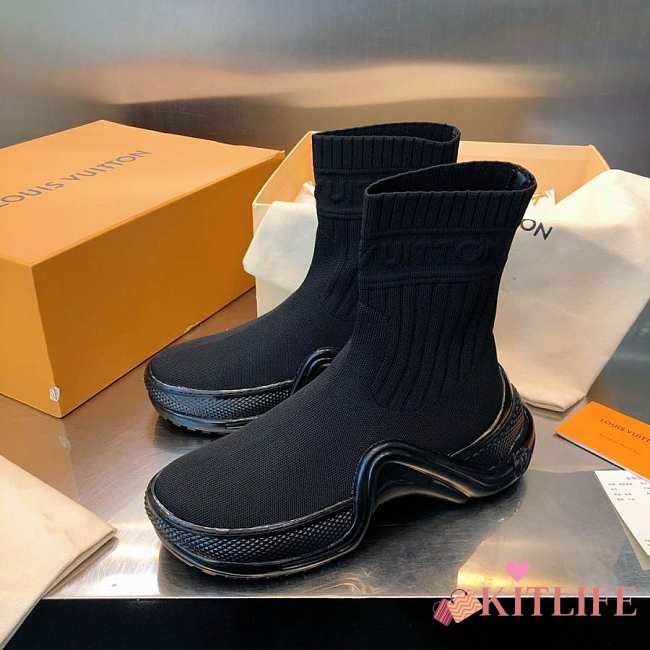 Louis Vuitton Archlight Sneaker Boot Black - 1