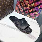 Louis Vuitton Sandal Leather Black - 5