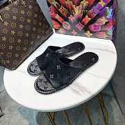 Louis Vuitton Sandal Leather Black - 3