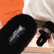 Louis Vuitton Lock It Flat Mules Slipper - 1A8770 - Black - 5