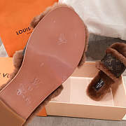 Louis Vuitton Lock It Flat Mules Slipper Dark Brown - 1A8770 - 6