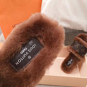 Louis Vuitton Lock It Flat Mules Slipper Dark Brown - 1A8770 - 5