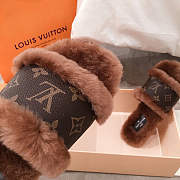 Louis Vuitton Lock It Flat Mules Slipper Dark Brown - 1A8770 - 2