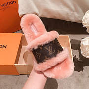 Louis Vuitton Lock It Flat Mules Slipper Pink - 1A8770  - 5