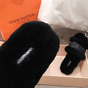 Louis Vuitton Lock It Flat Mules Slipper All Black - 1A8770 - 6