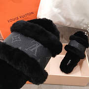 Louis Vuitton Lock It Flat Mules Slipper All Black - 1A8770 - 4